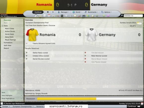 football manager 2008! bine fie real!!!